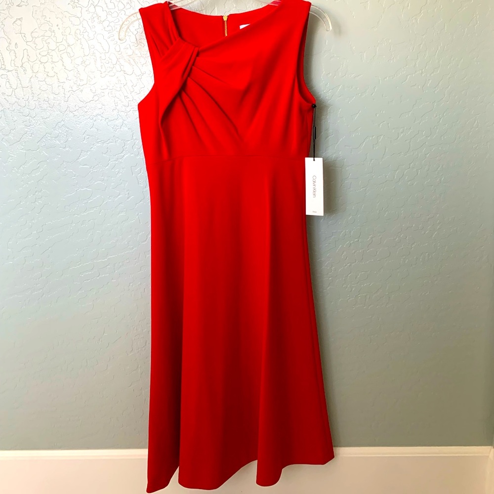 NWT Red Calvin Klein Dress